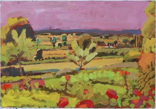 Catherine Drabkin Brittany gouache on paper