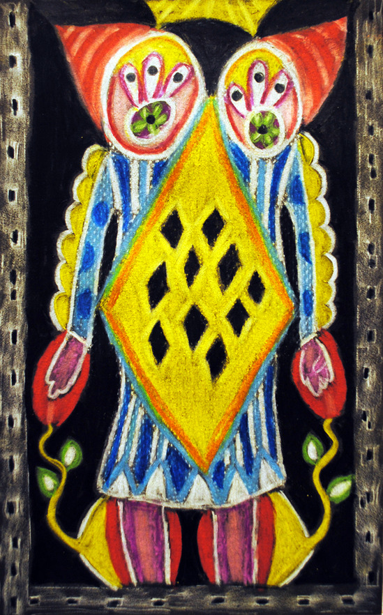 cathy wysocki DRAWINGS colored pencil on paper