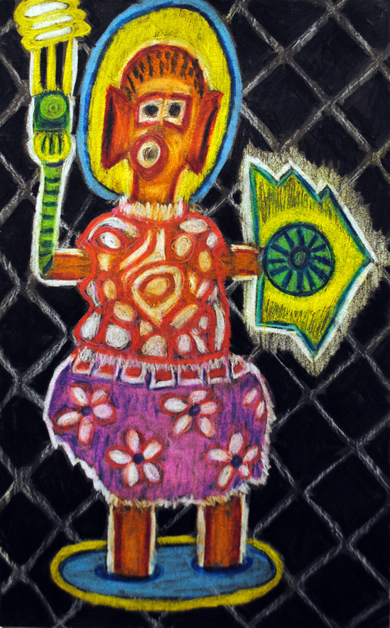 cathy wysocki DRAWINGS colored pencil on paper