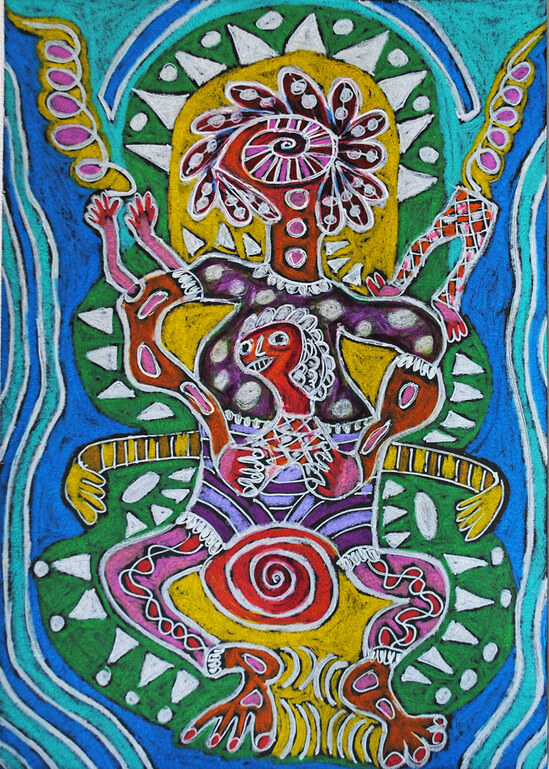 cathy wysocki DRAWINGS colored pencil , ink on paper