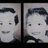  portraits acrylic on canvas