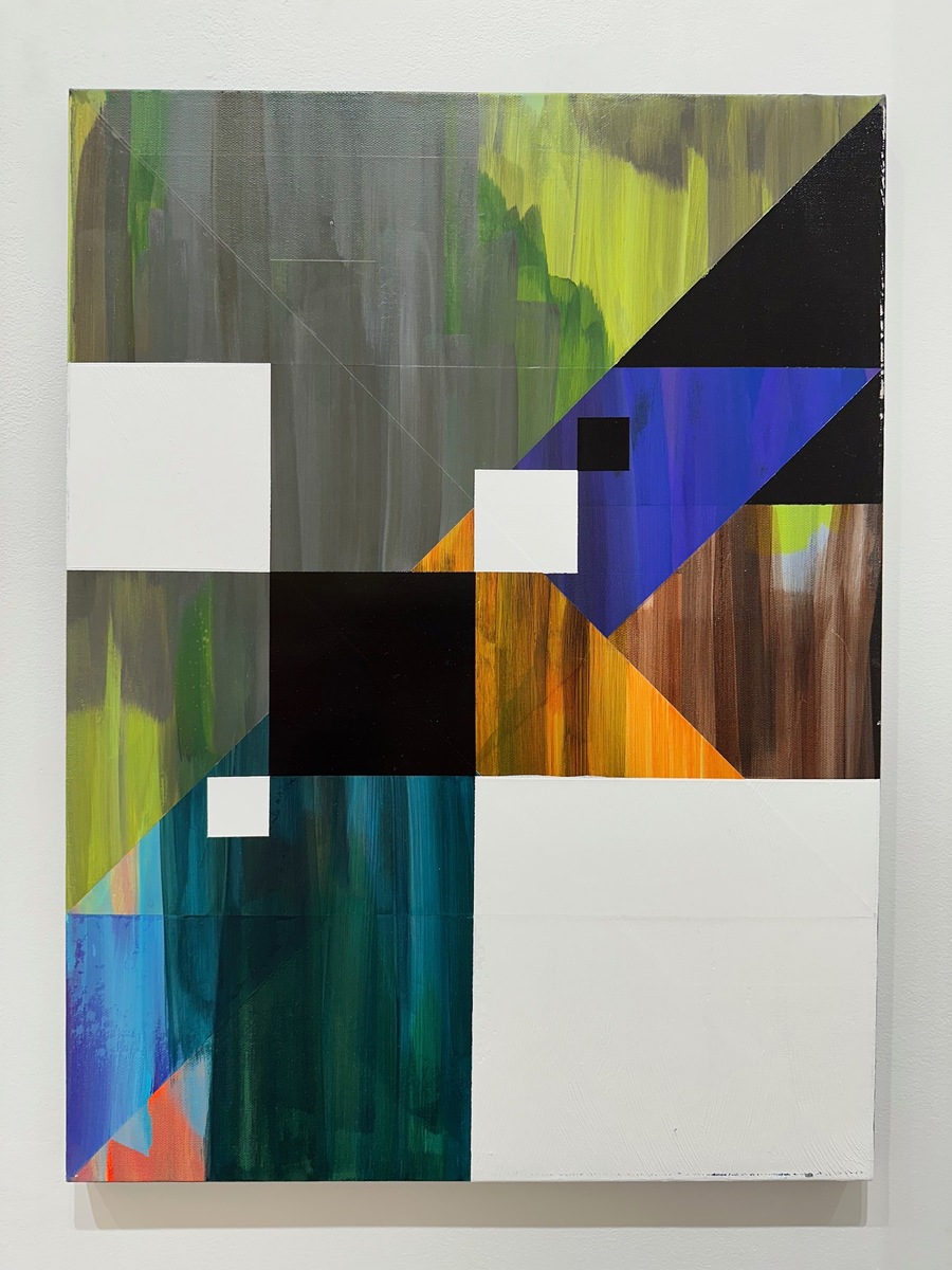Albright Coin L Paintings Acrylic and acrylic ink on canvas