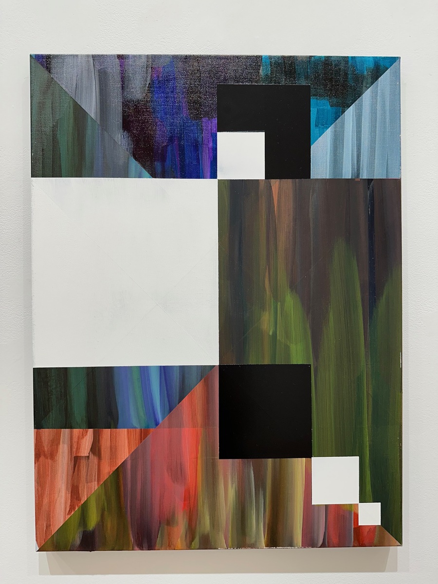 Burl Paintings Acrylic and acrylic ink on canvas
