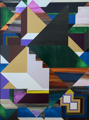 Changha Hwang Paintings Acrylic and ink on canvas