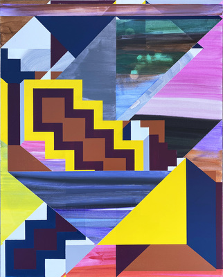 Changha Hwang Paintings Acrylic and ink on canvas