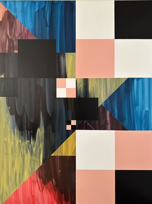 Changha Hwang Paintings Acrylic and acrylic ink on canvas