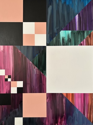 Changha Hwang Paintings Acrylic and acrylic ink on canvas