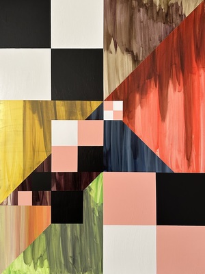 Changha Hwang Paintings Acrylic and acrylic ink on canvas