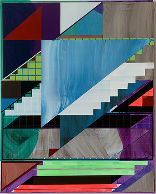 Changha Hwang Paintings Acrylic and ink on canvas
