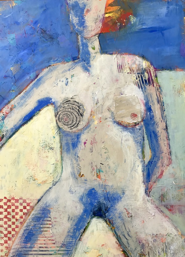 I Am Woman - !! Paint & Palette Knife Acrylic with mixed media on panel