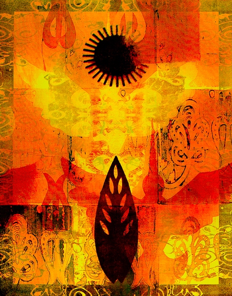 Hummingbird No. 9 HUMMINGBIRDS Resin Pigment Print on Bamboo