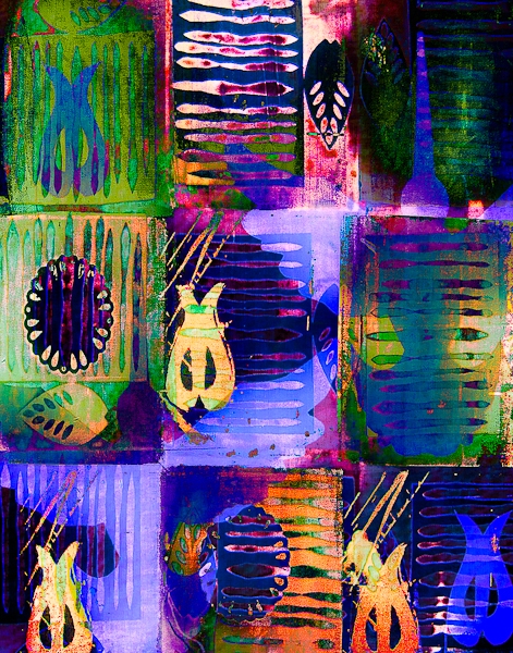 Hummingbird No. 3 HUMMINGBIRDS Resin Pigment Print on Bamboo