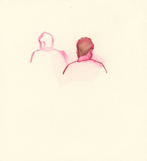 Christina Renfer Vogel Drawings ink and watercolor on paper