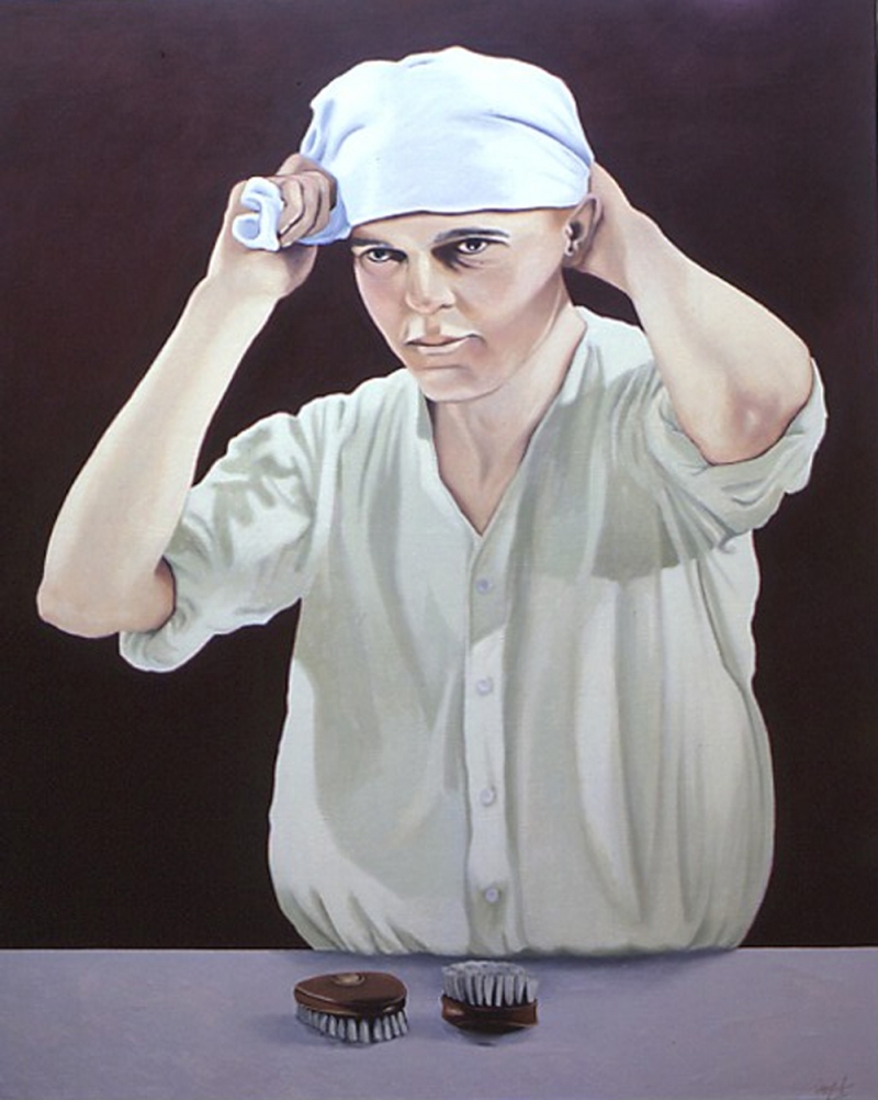 Christopher Croft Actors Oil on Canvas