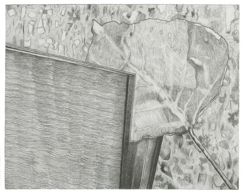 Christopher Croft Doorwedge Chronicles Graphite Drawing on Transparent Sheet