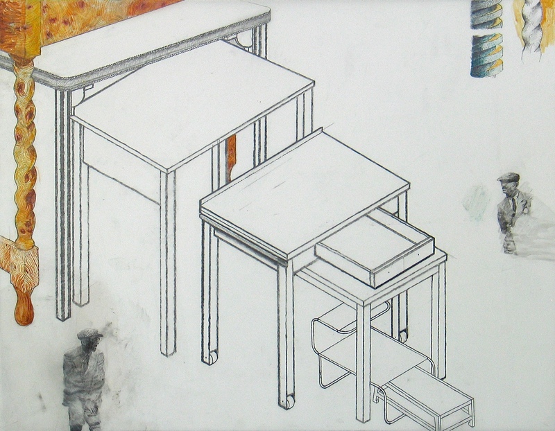 Christopher Croft Ikea Suite Graphite, Watercolour, Polyester Drafting Film