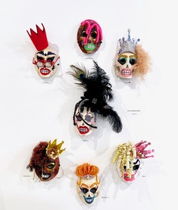 christybomb installation shots RuPaul's Drag Queen Masks