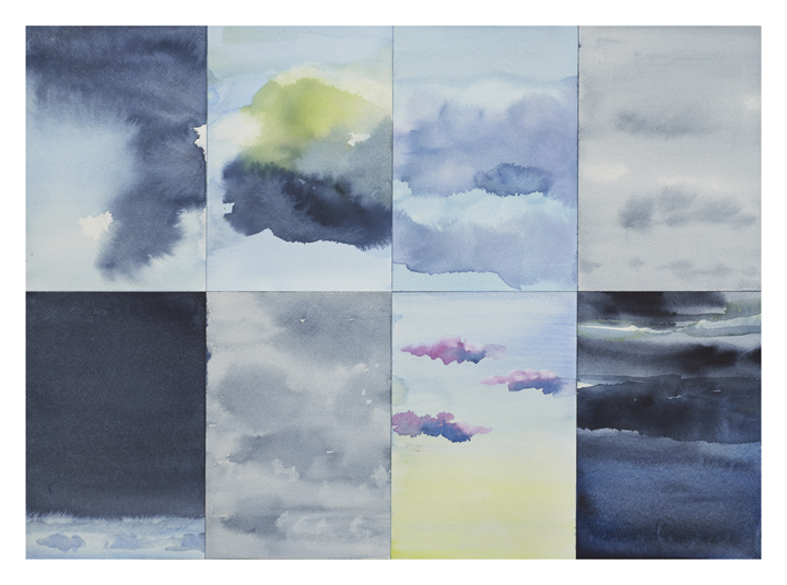 Cicely Cottingham Everything is Sky Drawings Watercolor on paper