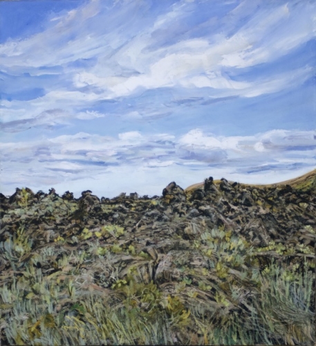 Cindy Tower Landscapes/National Parks oil and asphault on canvas