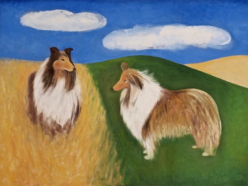 Claire Rosenfeld Animals oil on canvas