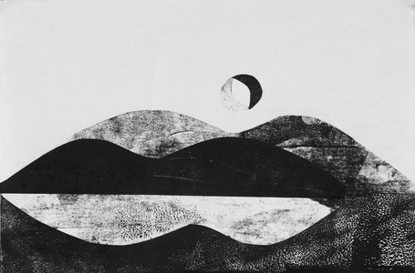Claire Rosenfeld Collages monotype collage
