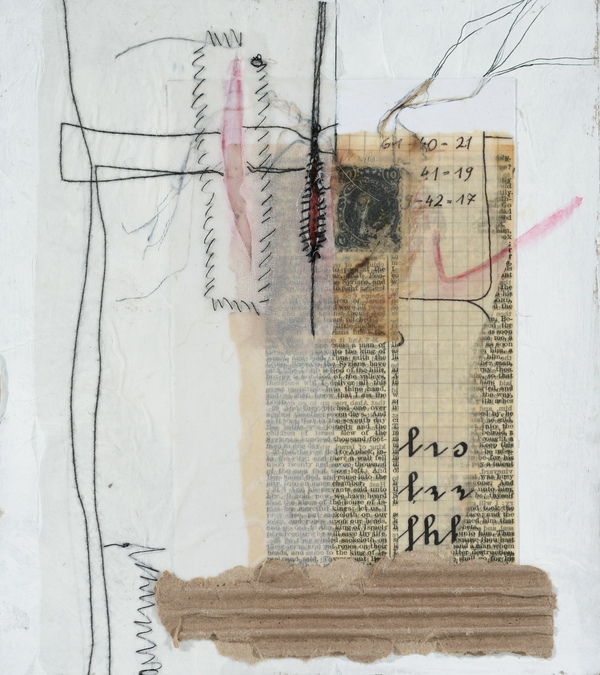 Clare Murray Adams Waste Management Prints print of an original mixed media collage