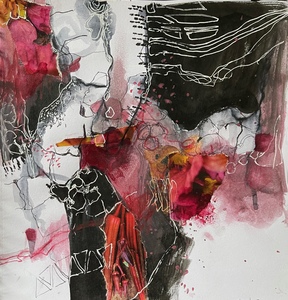 Mixed Media on Paper and Canvas