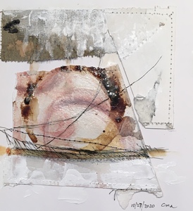 Clare Murray Adams From My Sketchbook mixed media collage