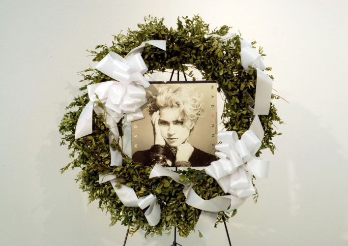 Clarke Curtis 3D Funeral Wreath, Madonna LP