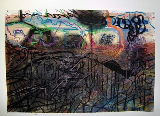 Claudia Ryan Archive 1977-2011 mixed media and pastel on paper