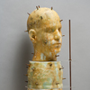  The Human Form Recycled cast plate glass, marble dust, sheet glass, copper, oxides 