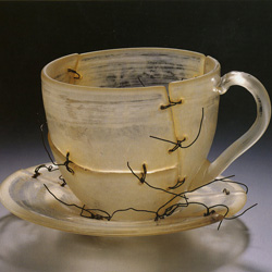  Editions Blown glass and iron wire