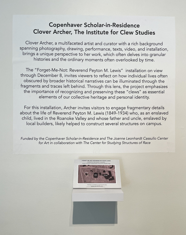 Clover Archer  Copenhaver Scholar in Residence (2024-2025) 