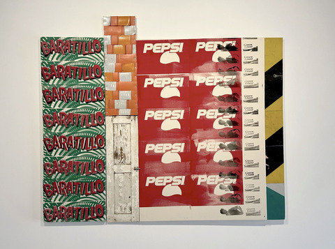 Colección Hernández Castrodad Sierra, Garvin serigrafía sobre lienzo y materiales encontrados