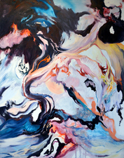 COLLEEN O'BRIEN WOVEN FORCES 2014 Oil on Canvas
