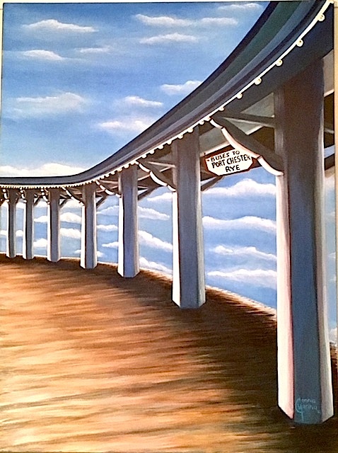 Connie Manna GROWING UP BRONX Acrylic on Canvas 