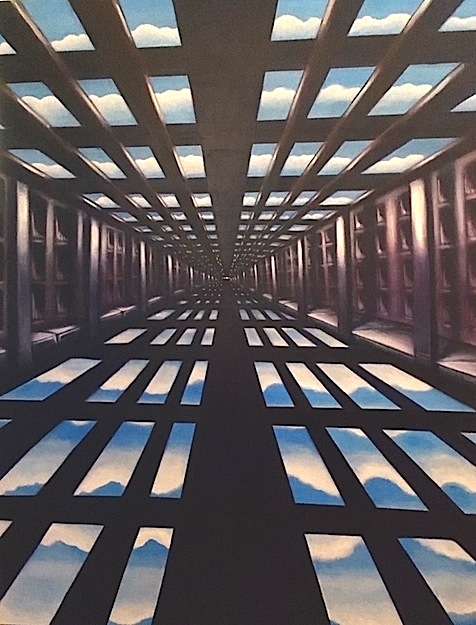 Connie Manna GROWING UP BRONX Acrylic on Canvas