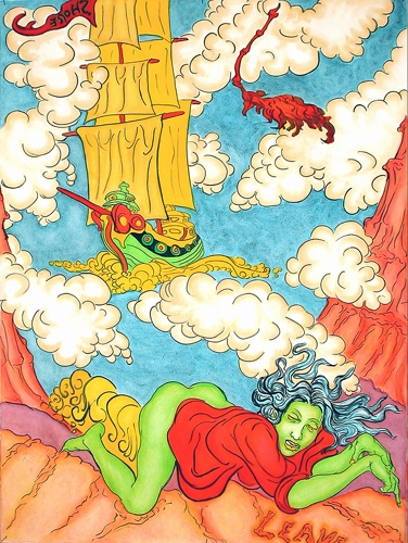 conrad vogel Paintings 2004 acrylic on Somerset paper