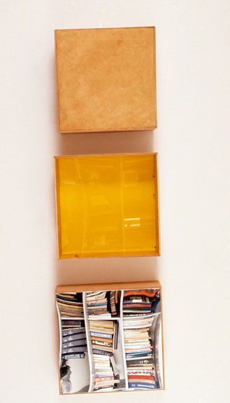 Marcia Cooper The BOX SERIES Plexiglass, wood, suede