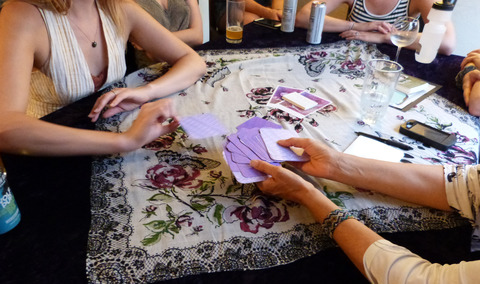 Guests choose their own cards & guidance Psychic Services