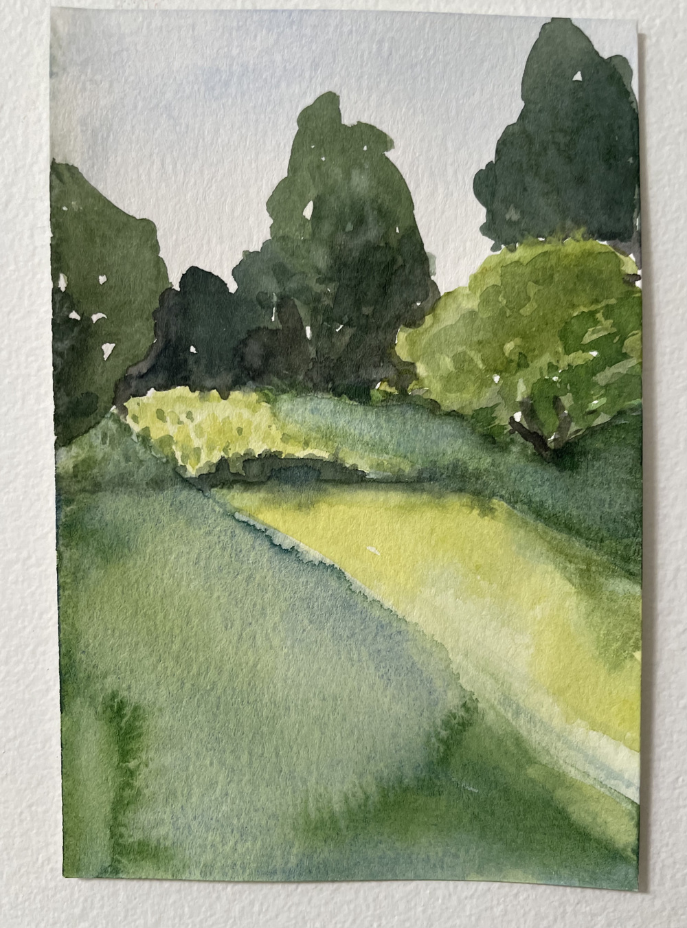 Cynthia MacCollum Strawberry Moon watercolor