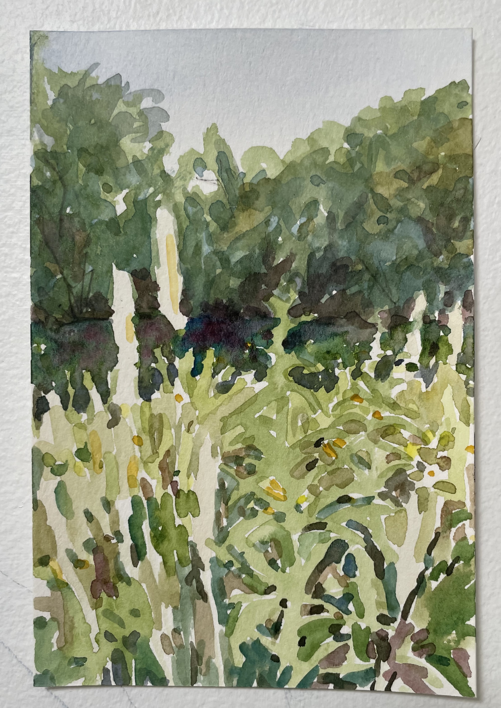 Cynthia MacCollum Strawberry Moon watercolor