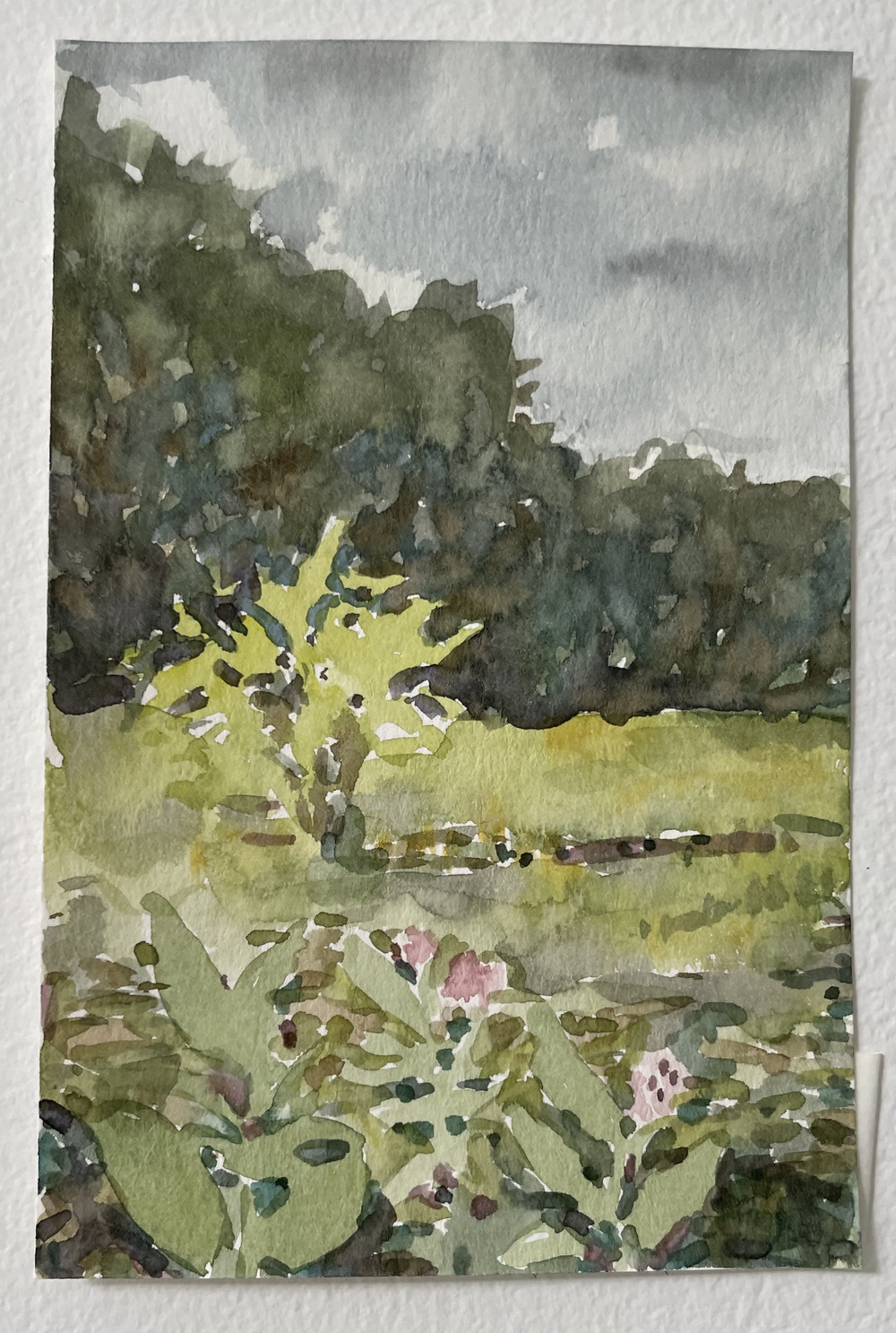 Cynthia MacCollum Strawberry Moon watercolor