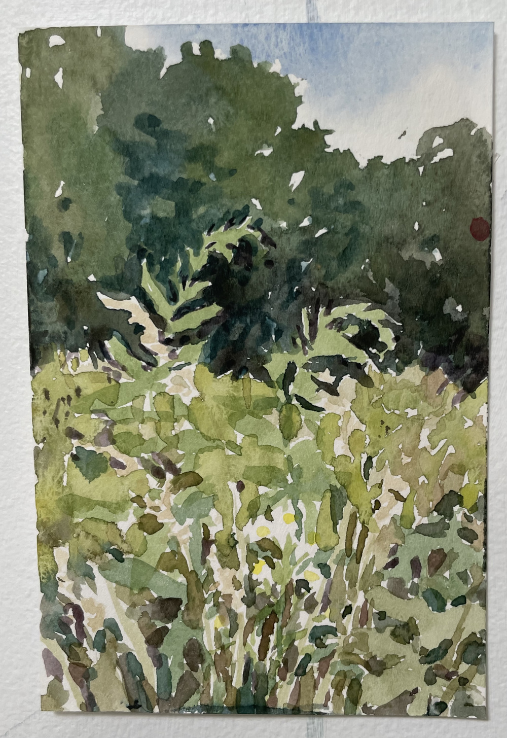 Cynthia MacCollum Strawberry Moon watercolor