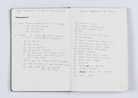Cynthia MacCollum Sketchbooks and Checklists 