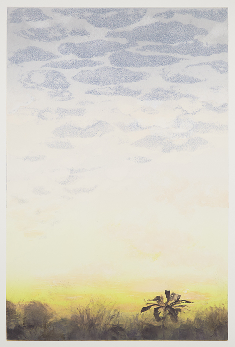 Cynthia MacCollum Clouds Collagraph Monoprint