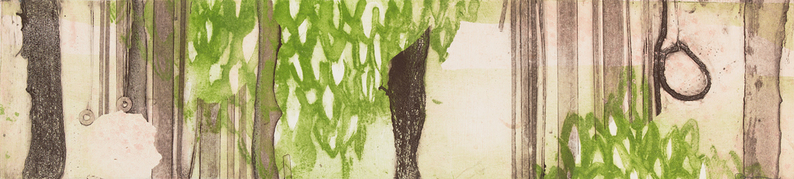 Cynthia MacCollum Landscapes Collagraph Monoprint