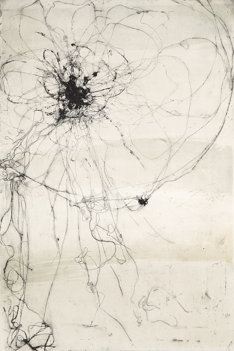 Cynthia MacCollum Abstracts collagraph monoprint