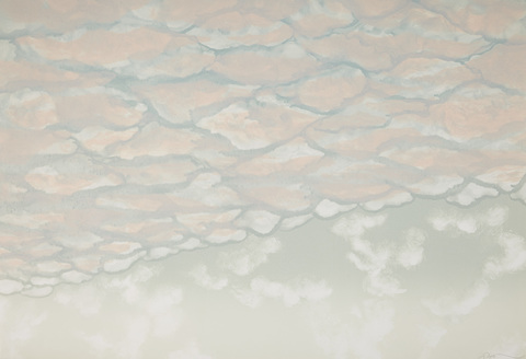 Cynthia MacCollum Clouds Collagraph Monoprint