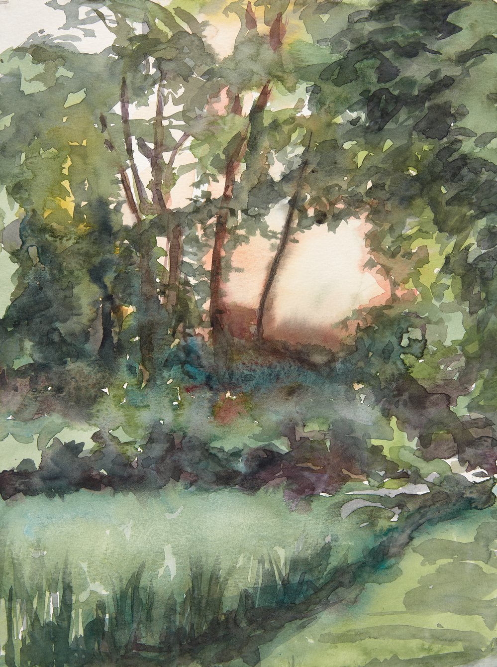 Cynthia MacCollum Flower Moon watercolor